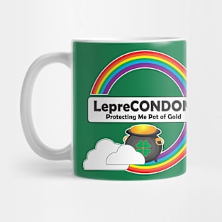 LepreCONDOM | Protecting Me Pot of Gold Mug